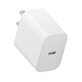 Cujiho USB-C fast charger block front view, compact travel ready for iPhone and Apple Watch.