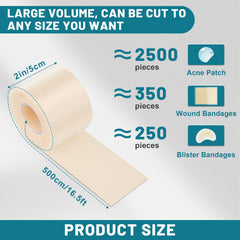 CUKWUYBY self-adhesive hydrocolloid dressing adheres without tape