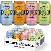 Culture Pop Zesty Tarty Variety Pack can with bold flavors and low sugar.