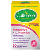 Culturelle 4-in-1 Women bottle close-up showing the probiotic blend for feminine health.