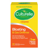 Culturelle Bloating Gas Defense bottle with capsules for daily digestive support