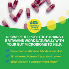 Culturelle Metabolism bottle label shows B-Vitamins for energy-related benefits.