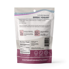 Cultures For Health heirloom-style dehydrated culture enabling endless batches
