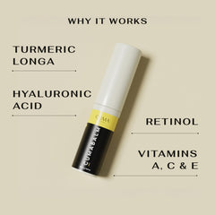CumaBalm depuff under-eye area, demonstrating refreshed look after use.