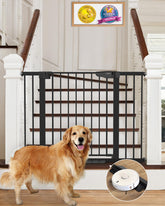 Cumbor baby gate stairs auto-close action for safer home use
