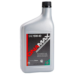 Cummins Onan OnaMax 32oz engine oil bottle pour for high-temperature protection and reduced wear
