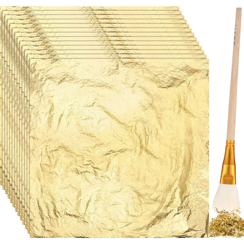 Cunhill gold leaf sheets 100 pack for gilding and craft projects