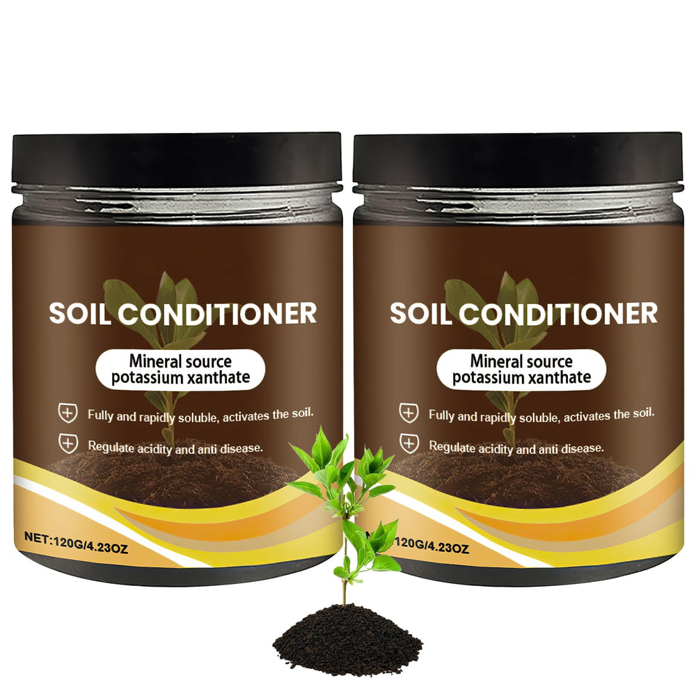 Cuoct Soil Activator bottle pour promotes healthier soil through microbial activity.