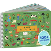 Cupkin Farm Animals Sticker Book cover, travel friendly gift for kids