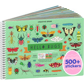 Cupkin Hello Bugs sticker book cover with vibrant bug art for imaginative play