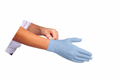 Curad nitrile gloves resist chemicals, ideal for paint and DIY projects.