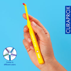 Curaprox CS 1006 gum-line care angle demonstrates gentle cleaning near gums
