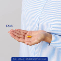 Curcumin packaging highlighting joint health support and mobility potential.