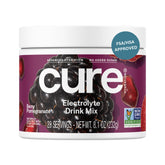 Cure Hydration Berry Pomegranate jar front showing hydration-friendly mix
