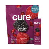 Cure Hydration berry pomegranate pouch ready to mix for refreshing hydration