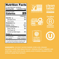 Cure Hydration coconut water ingredients powering plant-based electrolytes