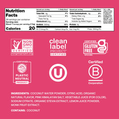 Pouring Cure Hydration Tropical Punch shows quick, electrolyte-rich hydration.