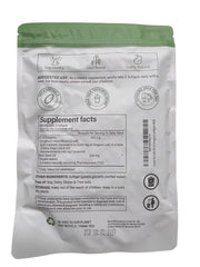Close-up of Cures For Life softgels capsules highlighting oregano oil content