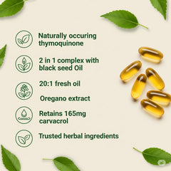 Cures For Life oil of oregano bottle label detail with ingredients
