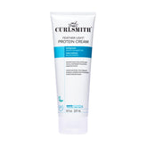 CurlSmith Feather Light Protein Cream bottle shows a lightweight hold for flexible curls.