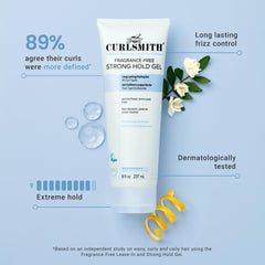 CurlSmith fragrance-free gel creates firm cast for defined curls without fragrance