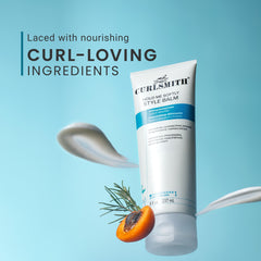 Soft waves formed with CURLSMITH Hold Me Softly Balm on hair