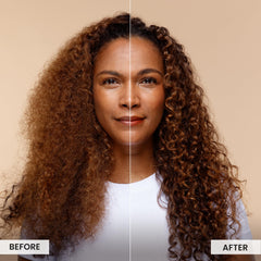 Texture close-up reveals creamy slip ideal for leave-in or rinse-out use.