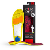 Currex RunPro insole heel cup supports stability during runs