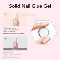 Curvlife adhesive for nail tips and press-ons delivers versatile bonding.