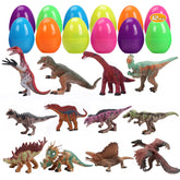 Cute Stone 12-pack Easter eggs with dinosaurs for exciting backyard egg hunts.