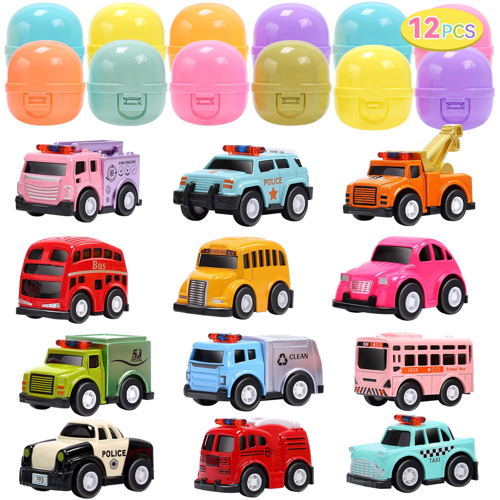 CUTE STONE filled Easter eggs showing a colorful collection for fun egg hunts