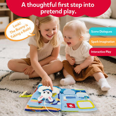 CuteZone Busy Book eight daily routine scenes encourage familiar routines