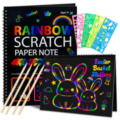 Cvvdycago rainbow scratch art book cover showing vibrant hidden colors