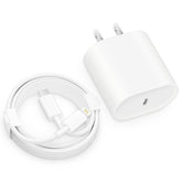 CXX 20W fast charger block powers iPhone quickly and efficiently.