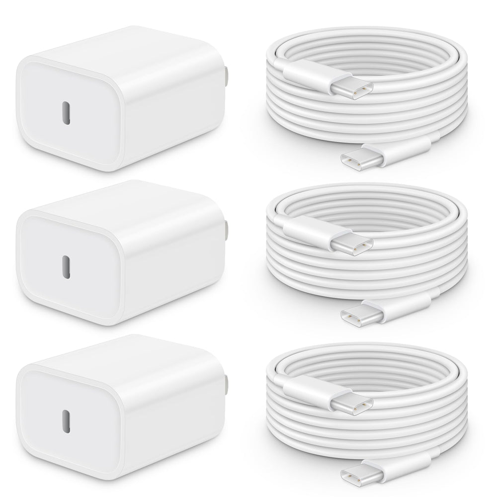 CXX 3-pack fast charger packaging with cables for quick setup