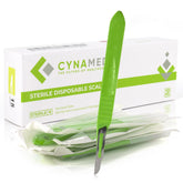 Cynamed No.15 disposable scalpel pack-10 for precise, sterile cutting.