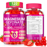Cytona magnesium glycinate gummies 600mg bottle front, convenient daily rest support.