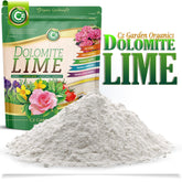 CZ Garden Dolomite Lime 10lb bag boosting soil calcium for healthy plants.