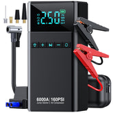 CZKBG 10-in-1 jump starter front view showing compact roadside helper