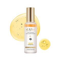 d-alba Piedmont Vita Toning Spray bottle shown for daily radiance.