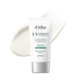 d'alba Piedmont Waterfull sunscreen bottle closeup highlighting mineral protection