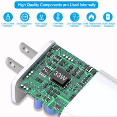 DABUSTAR two-pack charger kit for home and travel.