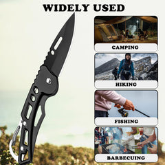 Daemson multicolor pocket knife adds style while handling daily chores.