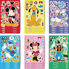 Daesichi Make-a-face sticker sheet character 1 for kid-friendly party decor and rewards