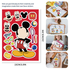 Daesichi Make-a-face sticker sheet character 3 for decorations and gift embellishments