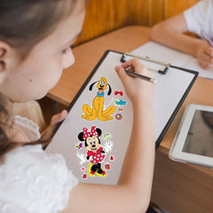 Daesichi make-a-face sticker sheet character 4 for customizable walls, bottles, and gifts