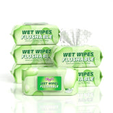 DAFI flushable wipes pack six outer packaging showing septic-safe design
