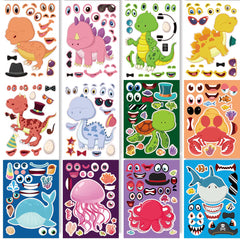 DaiUni unicorn design face stickers for imaginative play and quick customization.