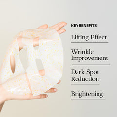 d'alba Piedmont Signature Vita Capsule Hydrogel Mask 8-Shape hydrogel detail highlights five hyaluronic acids