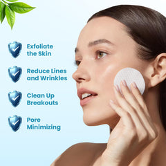 Dalin Glycolic Pad packaging with 60 pads, ready for daily exfoliation routine.